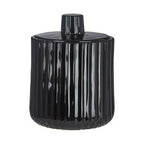 Black Glass Storage Jar | Ticino Brittany