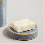 Grey Marble and Gold Soap Dish | Bosco