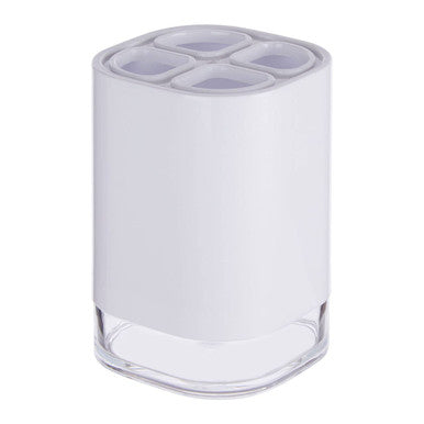 White Acrylic Toothbrush Holder | Ando