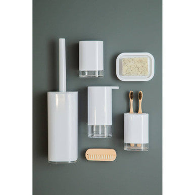 White Acrylic Toilet Brush Holder | Ando