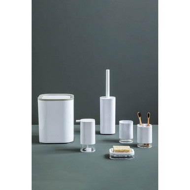 White Acrylic Toilet Brush Holder | Ando