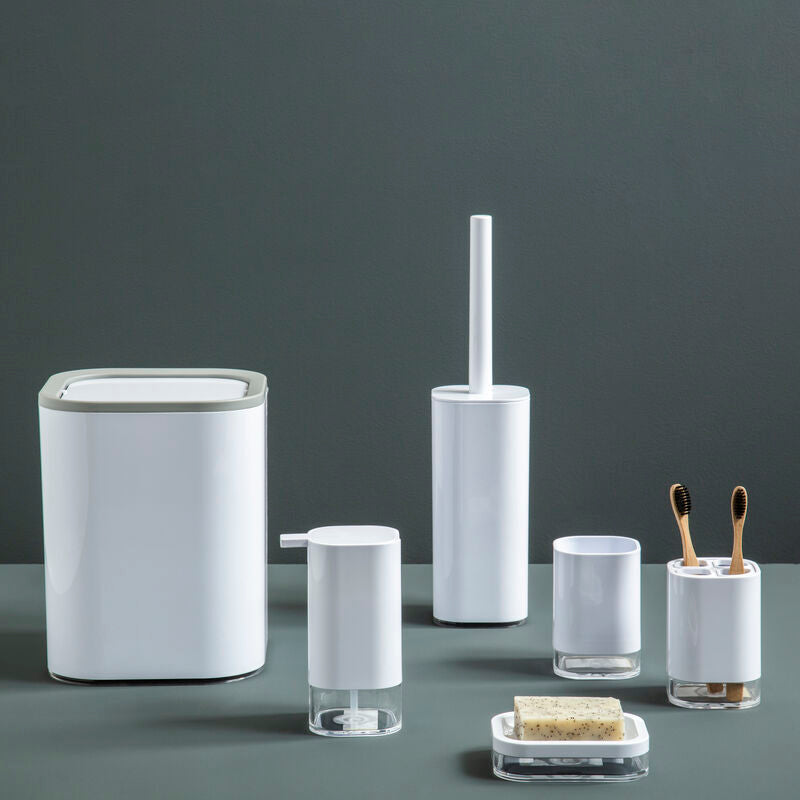 White Acrylic Toilet Brush Holder | Ando