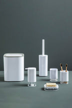 White Acrylic Waste Bin | Ando