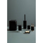 Ando Black Acrylic Toilet Brush Holder