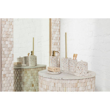 Terrazzo Effect Soap Dish | Mozie