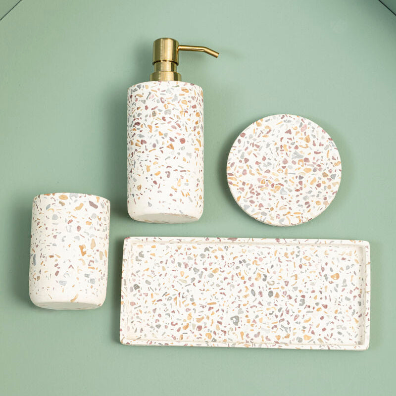 Terrazzo Effect Soap Dish | Mozie