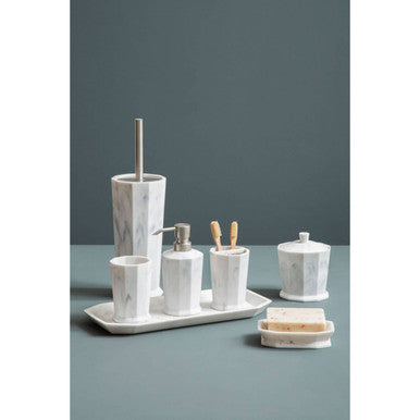 Two Compartment Toothbrush Holder | Riviera