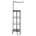 Black Toilet Roll Holder and Storer | Linnea