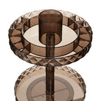 Two Tier Revolving Black Cosmetic Organiser | Beauty