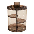 3 Tiered Round Revolving Black Cosmetics Organiser | Beauty