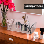 Cosmetics Organiser with 10 Compartments | Beauty