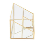 Glass Makeup Organiser with 3 Compartments | Beauty