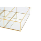 3 Compartments Clear Glass Makeup Organiser | Beauty