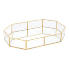 Beauty Glass Octagonal Jewellery Tray | Vintage