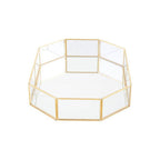 Beauty Glass Octagonal Jewellery Tray | Vintage