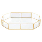 Beauty Glass Octagonal Jewellery Tray | Vintage