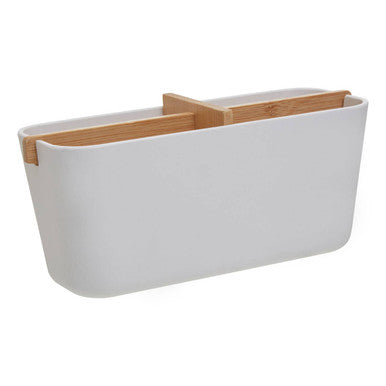 White 4 Section Organiser | Canyon