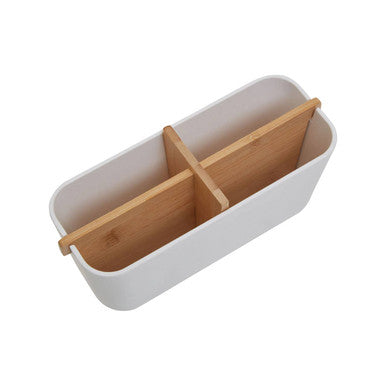 White 4 Section Organiser | Canyon