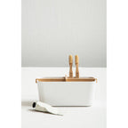 White 4 Section Organiser | Canyon