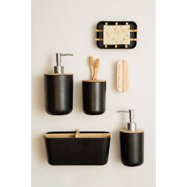 Black 4 Section Organiser | Canyon