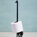 Black Giraffe Toilet Roll Holder | Fauna