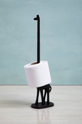 Black Giraffe Toilet Roll Holder | Fauna