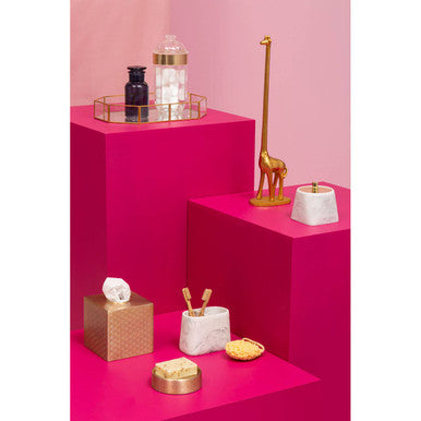 Gold Finish Giraffe Toilet Roll Holder | Fauna