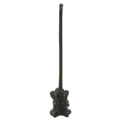 Black Metal Elephant Toilet Roll Holder | Fauna