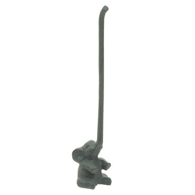 Grey Finish Elephant Toilet Roll Holder | Fauna