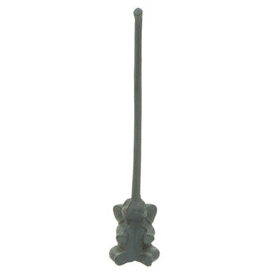 Grey Finish Elephant Toilet Roll Holder | Fauna