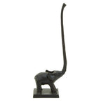 Black Finish Elephant Toilet Roll Holder | Fauna