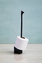 Black Finish Llama Toilet Roll Holder | Fauna