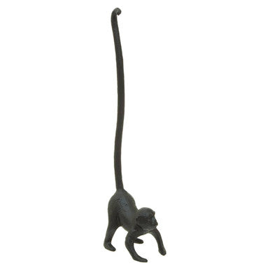 Black Finish Monkey Toilet Roll Holder | Fauna