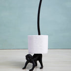 Black Finish Monkey Toilet Roll Holder | Fauna