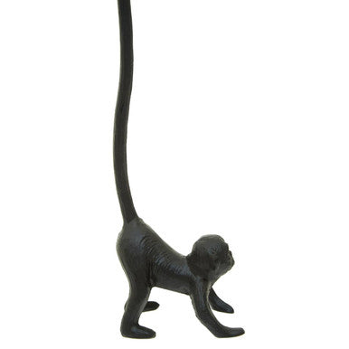 Black Finish Monkey Toilet Roll Holder | Fauna