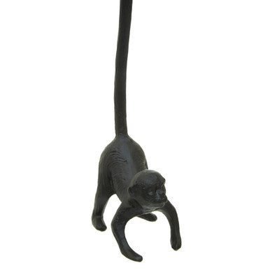 Black Finish Monkey Toilet Roll Holder | Fauna