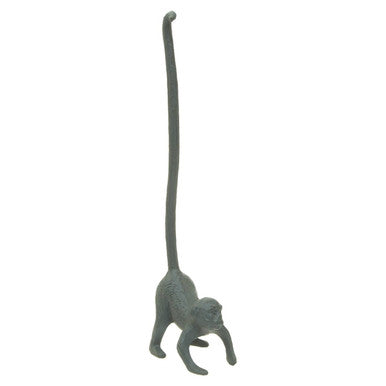 Grey Finish Monkey Toilet Roll Holder | Fauna