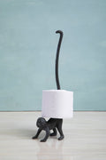 Grey Finish Monkey Toilet Roll Holder | Fauna