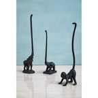Grey Finish Monkey Toilet Roll Holder | Fauna