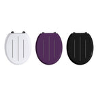 Black Toilet Seat with Detail | Diamante