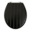 Black Panel Effect Toilet Seat | Brooks