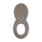 Grey Wood Toilet Seat | Brooks