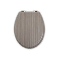 Grey Wood Toilet Seat | Brooks