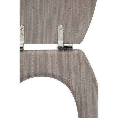 Grey Wood Toilet Seat | Brooks