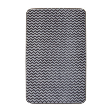 Chevron Bath and Pedestal Mat Set | Soak