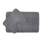 Chevron Bath and Pedestal Mat Set | Soak