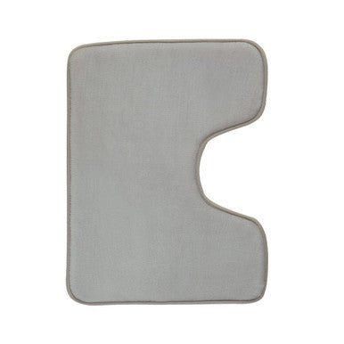 Light Grey Bath and Pedestal Mat Set | Soak
