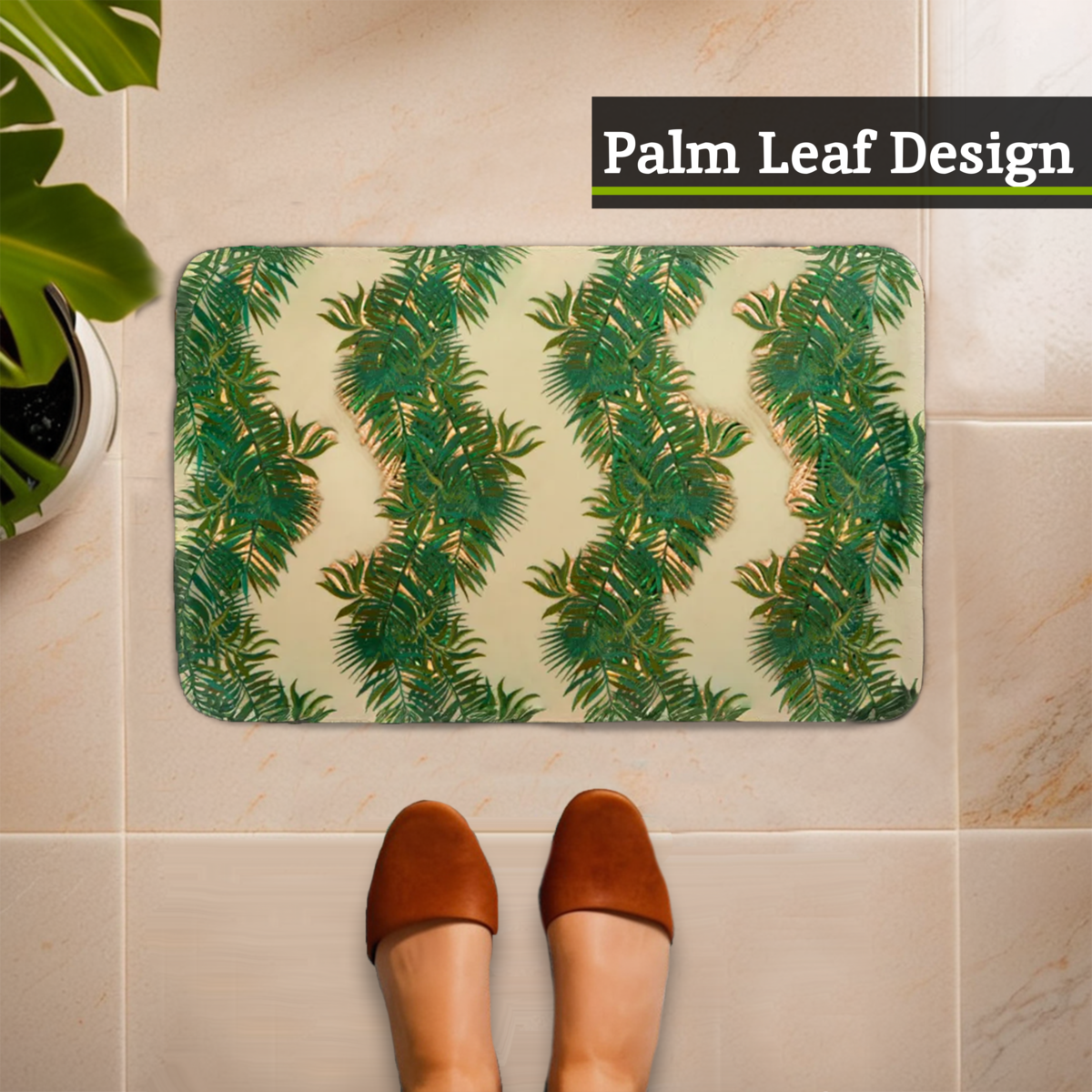 Winter Palm Leaf Mat | Soak