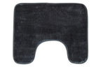 Charcoal Grey Bath and Pedestal Mat Set | Soak