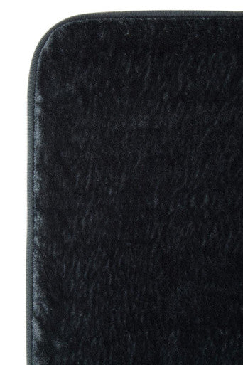 Charcoal Grey Bath and Pedestal Mat Set | Soak